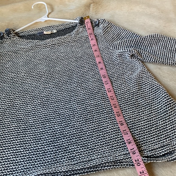 ROXY Marled Gray KNIT Pullover SWEATER - Picture 10 of 12